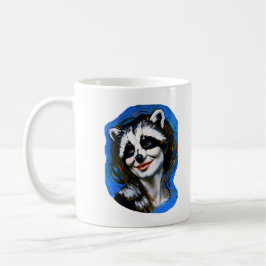’Velka Teyani’ Whispering Raccoon Trickster Kaffemugg