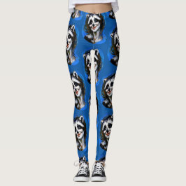 ’Velka Teyani’ Whispering Raccoon Trickster Leggings