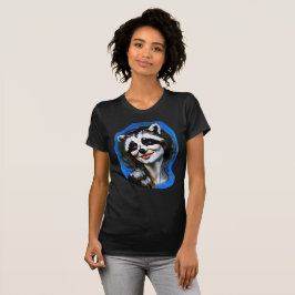 ’Velka Teyani’ Whispering Raccoon Trickster T Shirt
