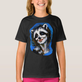 ’Velka Teyani’ Whispering Raccoon Trickster T Shirt
