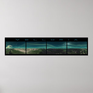 Velloria - 360 grad panorama- fris poster