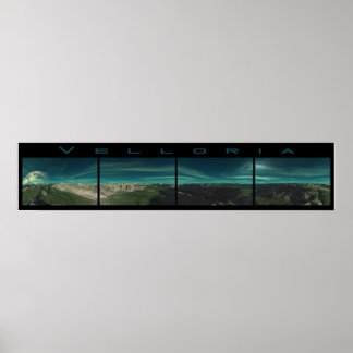 Velloria - 360 graders panoramisk frys poster