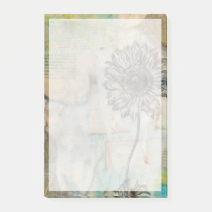 Vellum Blommigt I Post-it Block