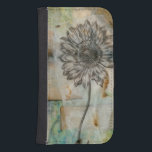 Vellum Blommigt I Samsung S4 Plånboksfodral<br><div class="desc">Blommigt</div>