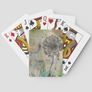 Vellum Blommigt I Spel Kort
