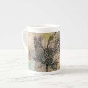 Vellum Blommigt II Benporslin Mugg