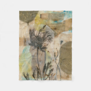 Vellum Blommigt II Fleecefilt