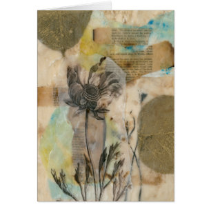 Vellum Blommigt II Hälsningskort