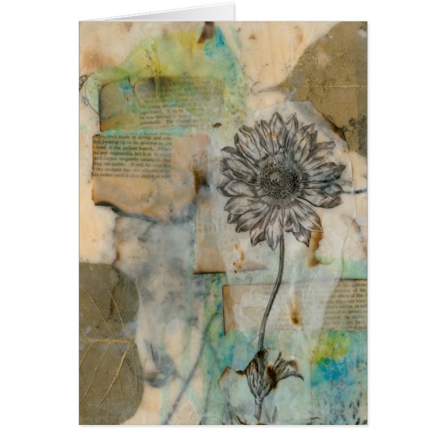 Vellum Floral I Hälsningskort (Framsidan)