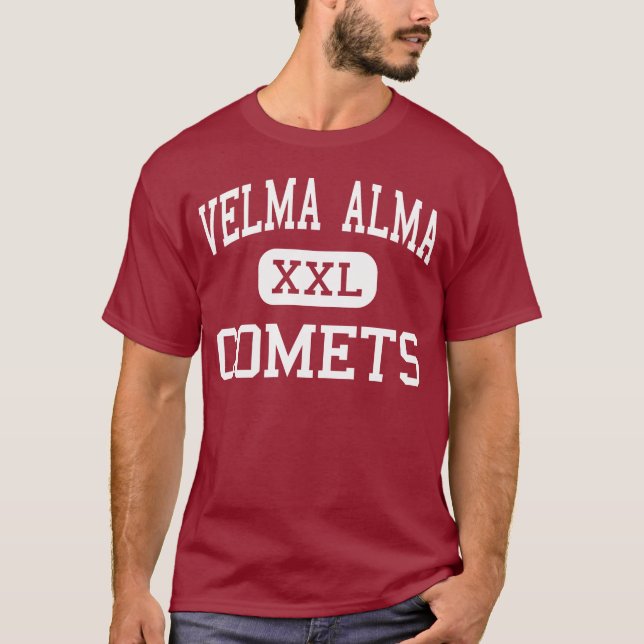 Velma Alma - komet - mittet - Velma Oklahoma Tee Shirt (Framsida)
