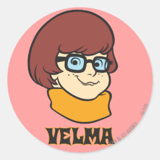 Velma Namn Graphic Runt Klistermärke
