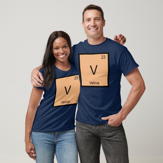 Velma Namn Kemiskt Element Periodiska Systemet Tee (Unisex)