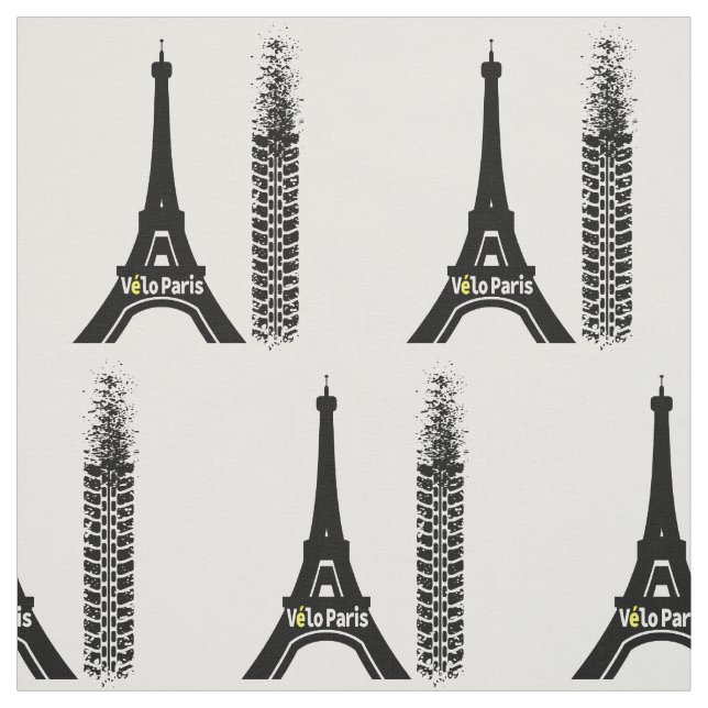 Velo Paris Bike Eiffel Torn Tyg (Provkarta)