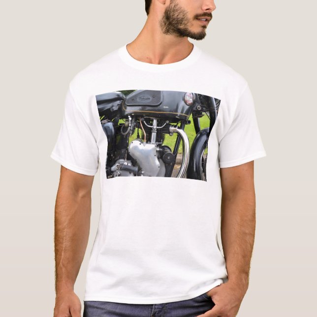 Velocette motor t-shirt (Framsida)