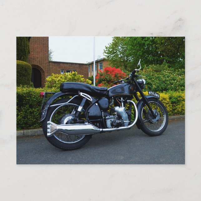 Velocette Venom Vykort (Framsida)