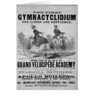 Velocipede Hälsningskort