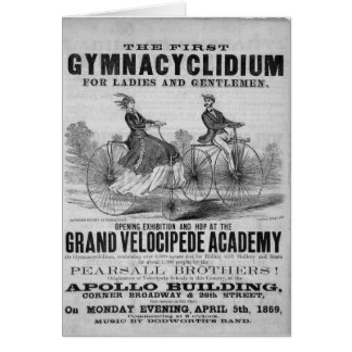 Velocipede Hälsningskort