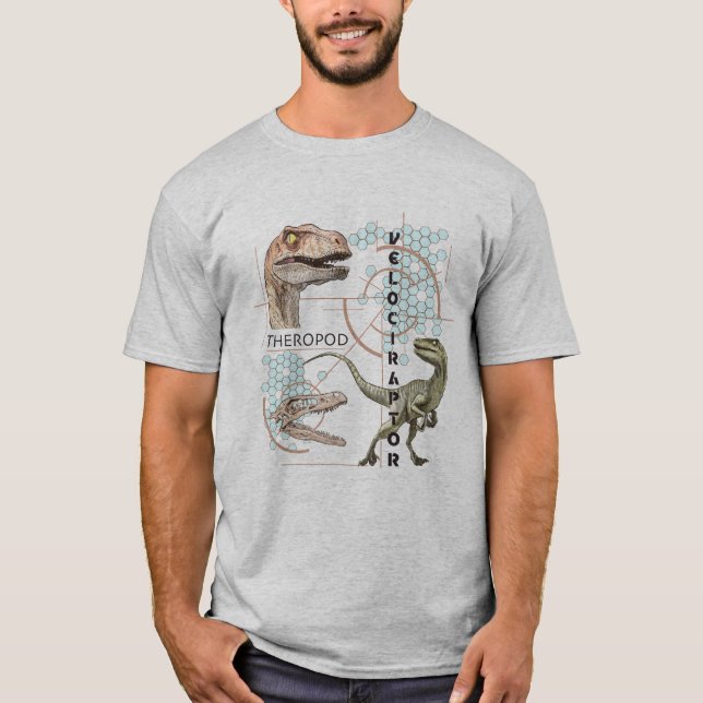 Velocirapor T Shirt (Framsida)