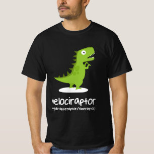 Velociraptor=Avstånd Raptor over time Raptor T Shirt