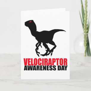 Velociraptor Awareness Day Kort