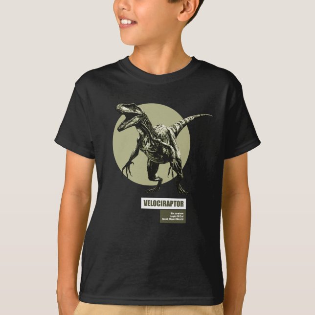 Velociraptor Classic T Shirt (Framsida)