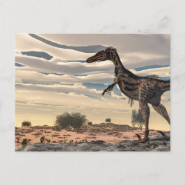 Velociraptor dinosaur - 3D-rendering Vykort
