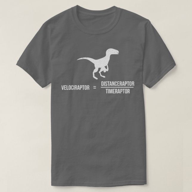 Velociraptor Dinosaur Dino Puns Math Geometry Pun T Shirt (Design framsida)