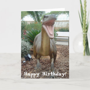 Velociraptor Dinosaur Hälsning kort