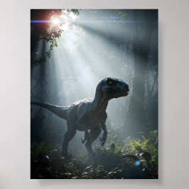 Velociraptor Dinosaur Poster