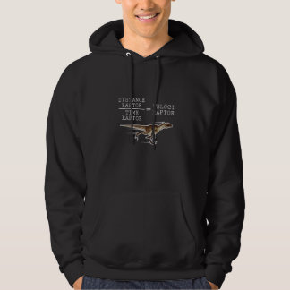 Velociraptor Distanceraptor Timeraptor Physics Hoodie