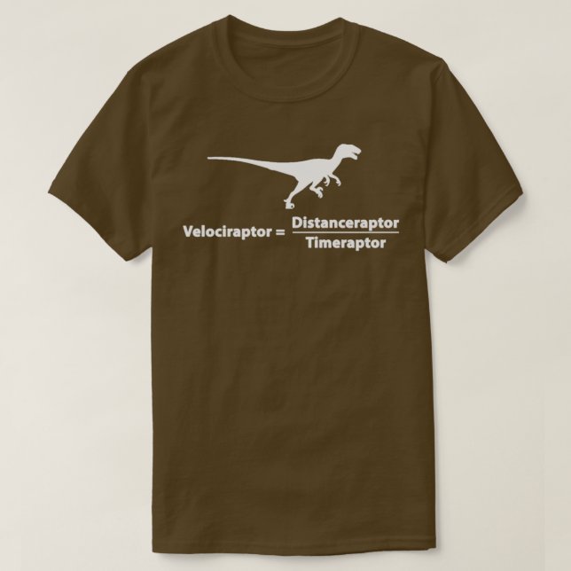Velociraptor DistanceraptorTimeraptor T Shirt (Design framsida)