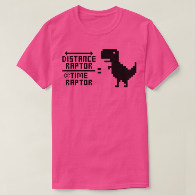 Velociraptor Funny ekvation 3 T Shirt (Design framsida)
