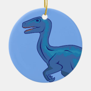 Velociraptor Julgransprydnad Keramik