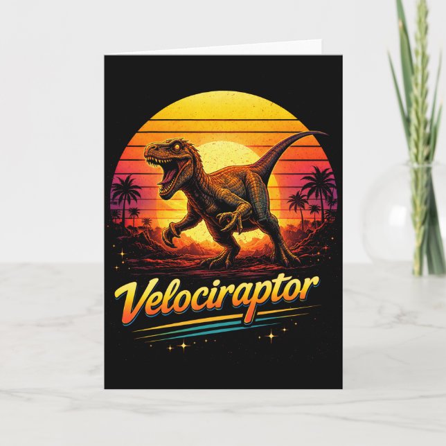Velociraptor Kort (Framsida)