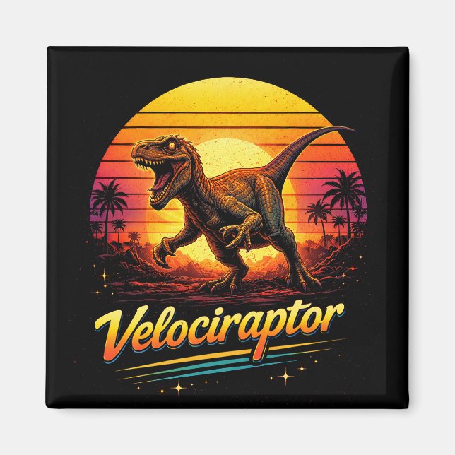 Velociraptor Magnet (Framsidan)
