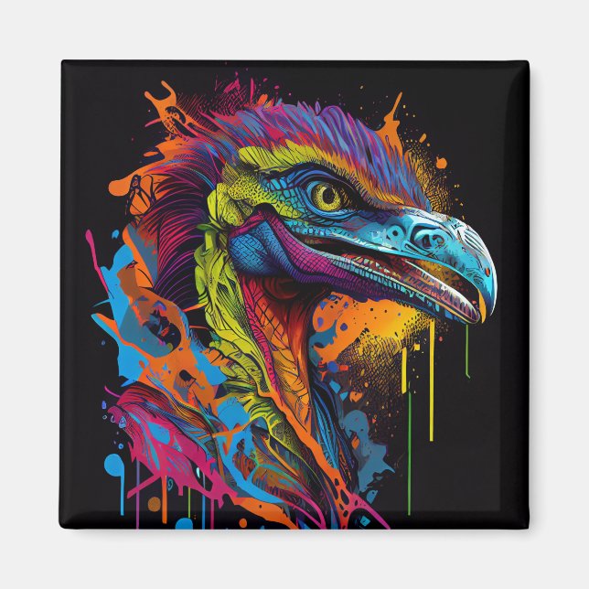 Velociraptor! Magnet (Framsidan)