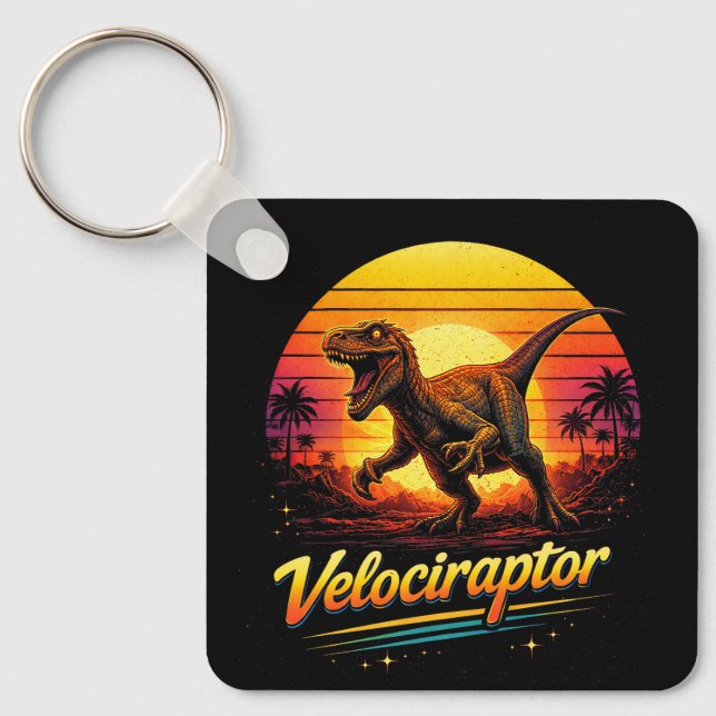 Velociraptor Nyckelring (Framsida)