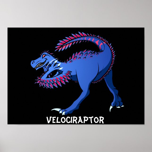 Velociraptor Poster (Framsidan)