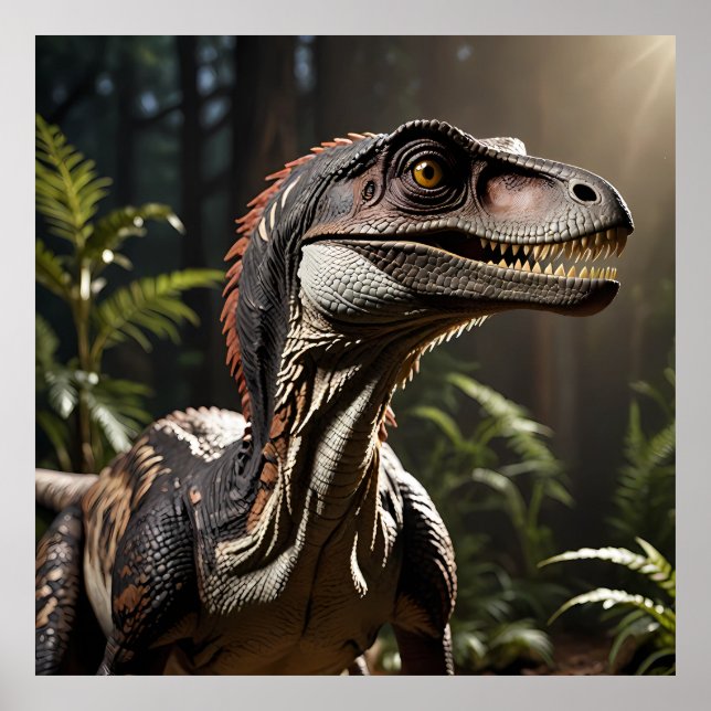 Velociraptor Poster (Framsidan)