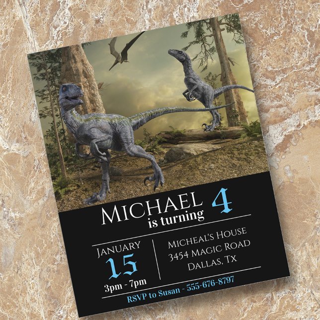 Velociraptor Raptor Birthday (Skapare uppladdad)