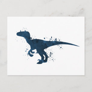 Velociraptor Vykort
