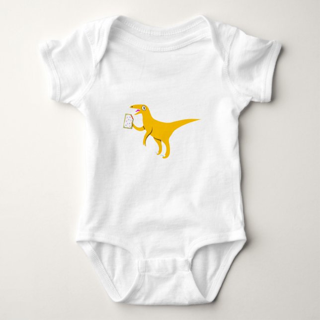 Velociraptorinnehav en Poptart Tee (Framsida)