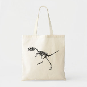 Velociraptorskelett Tygkasse
