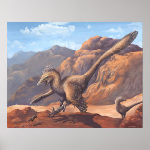 Velociraptortryck Poster