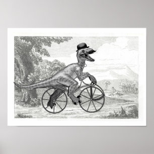 Velociraptorvelocipede Poster