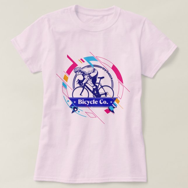 Velocity Cycling & Performance Logotyp T Shirt (Design framsida)