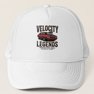 Velocity Legends Muscle Car Grafisk Pappamössa - S Keps