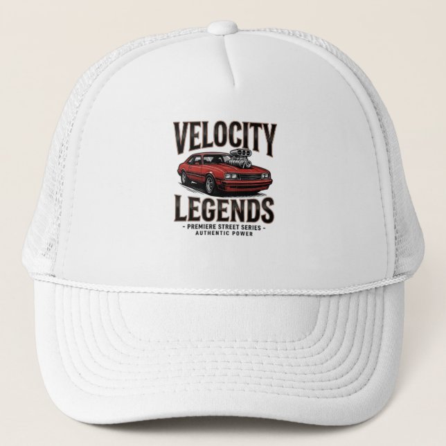 Velocity Legends Muscle Car Grafisk Pappamössa - S Keps (Framsida)