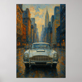 Velocity Reverie Car Poster