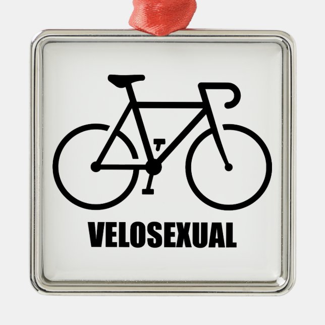 Velosexuell Julgransprydnad Metall (Framsidan)
